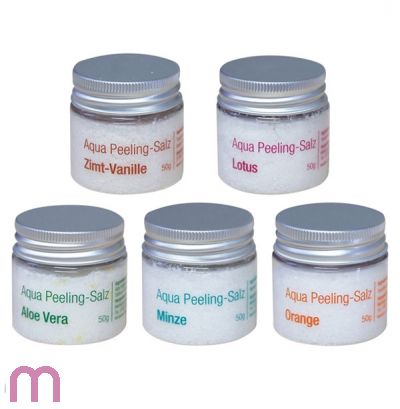 Aqua Peeling Salz Set - 50 g Dosen