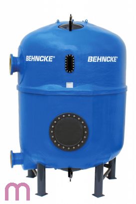 EURO 2002, Ø 800 mm - Ein- und Mehrschichten - Filterbehälter ozonbeschichtet (öffentlich) Standard Mantelhöhe 1.700 mm