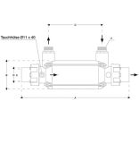 Dapra Wärmetauscher Kunststoff/Titan, 28 kW