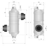 Pahlén Wärmetauscher HI-Temp Edelstahl, 75 kW