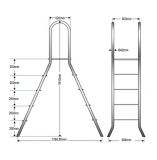 Aufstellleiter CLASSIC 120/120, 2 x 4 Stufen