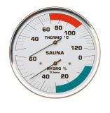 Sauna-Hygrothermometer Ø160 mm